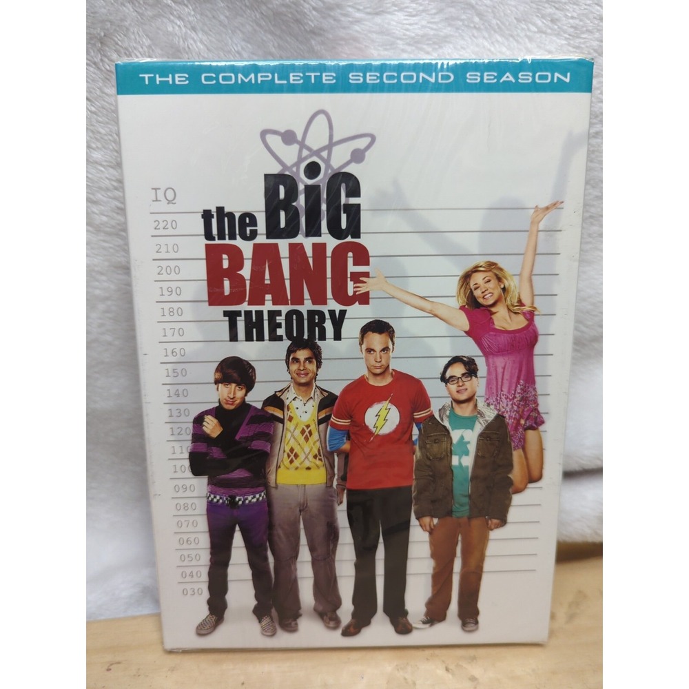 The Big Bang Theory The Complete Second Season DVD 4-Disc Set New Sealed Sitcom